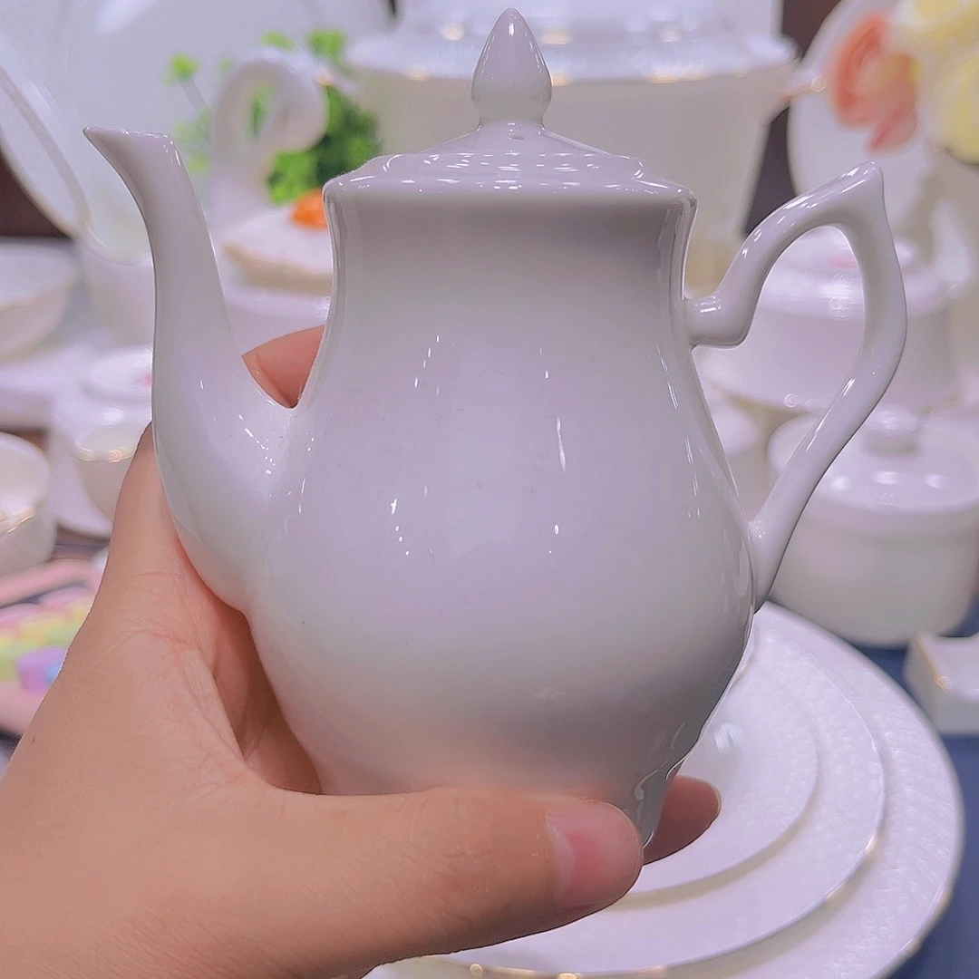 45%以上骨粉骨瓷醋壶1个加调味2个