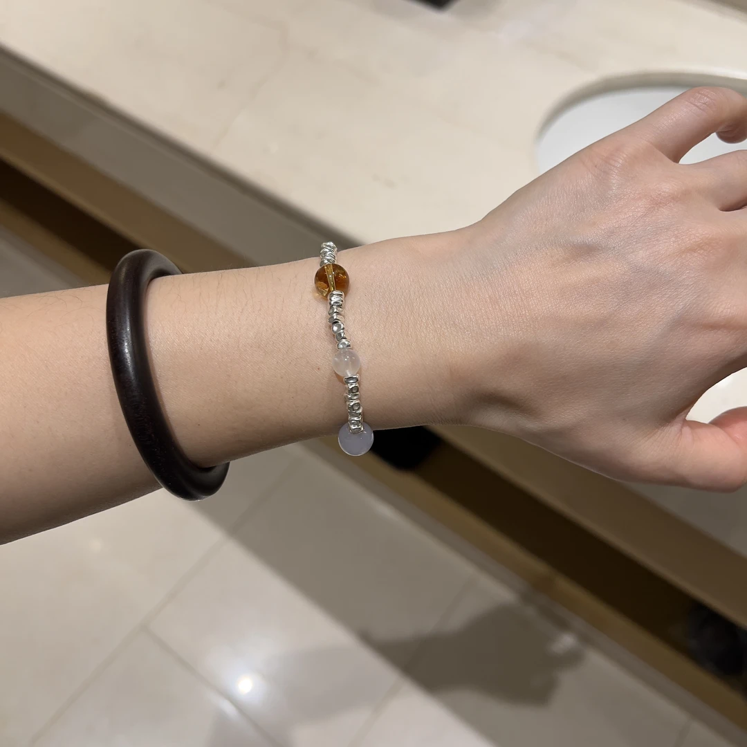 925银手链 阿腾莎银饰 手链 六堡 个性小众手链 手工原创