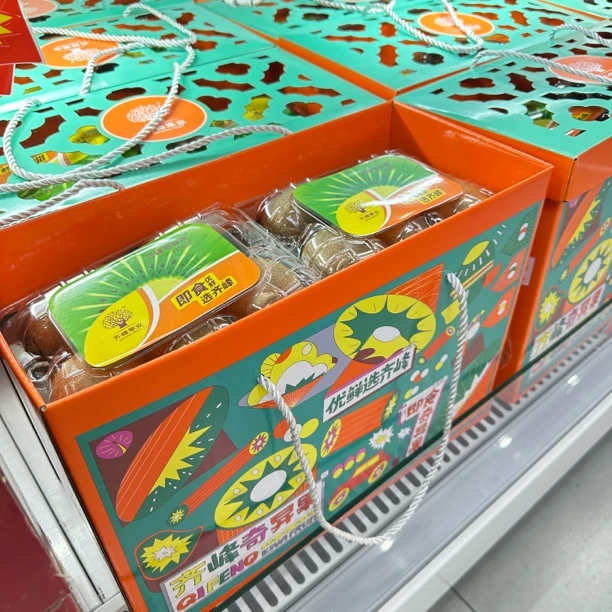 【龙大嘴水果】奇峰猕猴桃 即食猕猴桃 一箱6盒