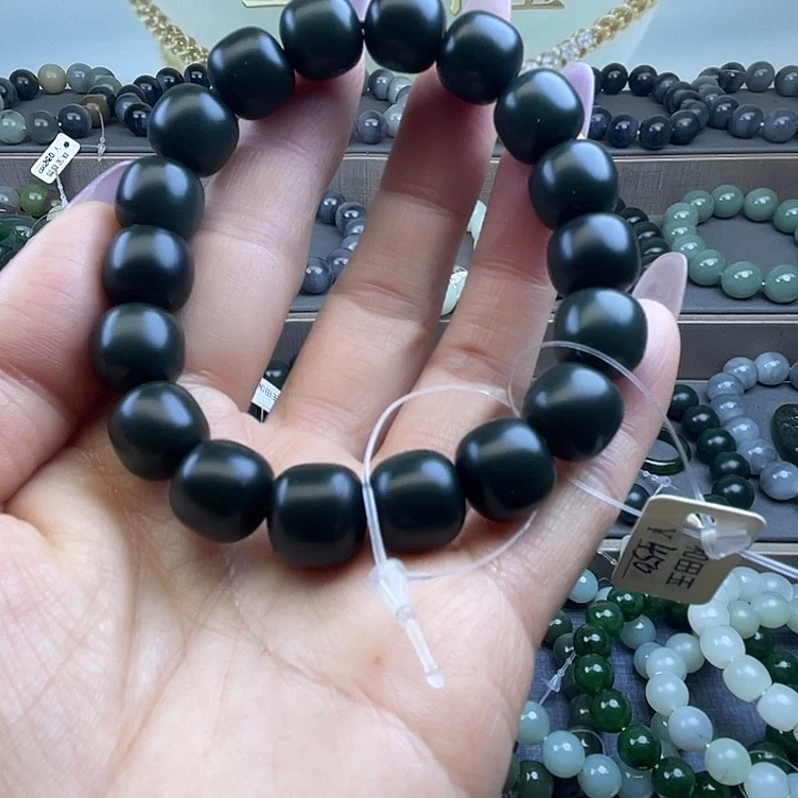 和田玉未镶嵌手链