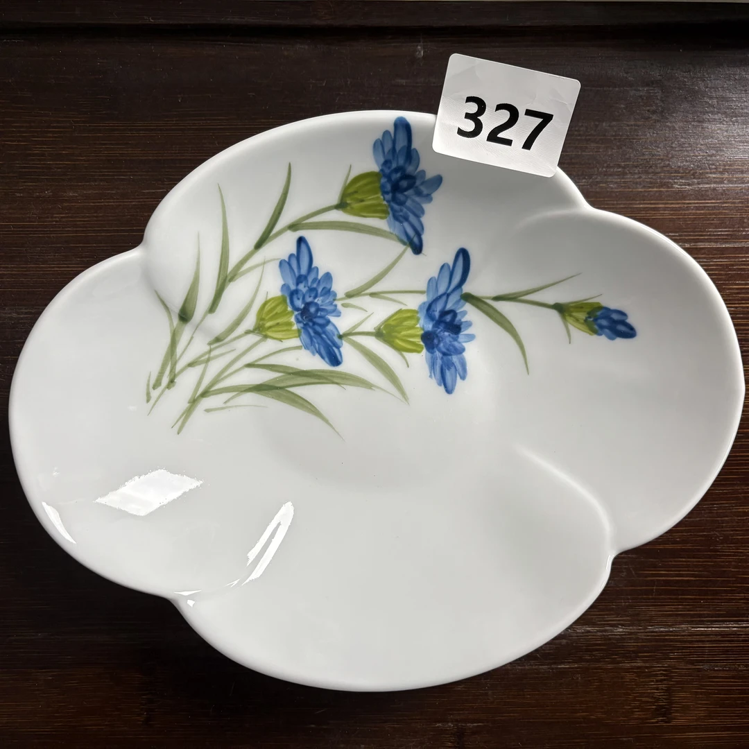 景德镇手绘釉中彩（食品级）云朵盘碟子餐具陶瓷盘子327