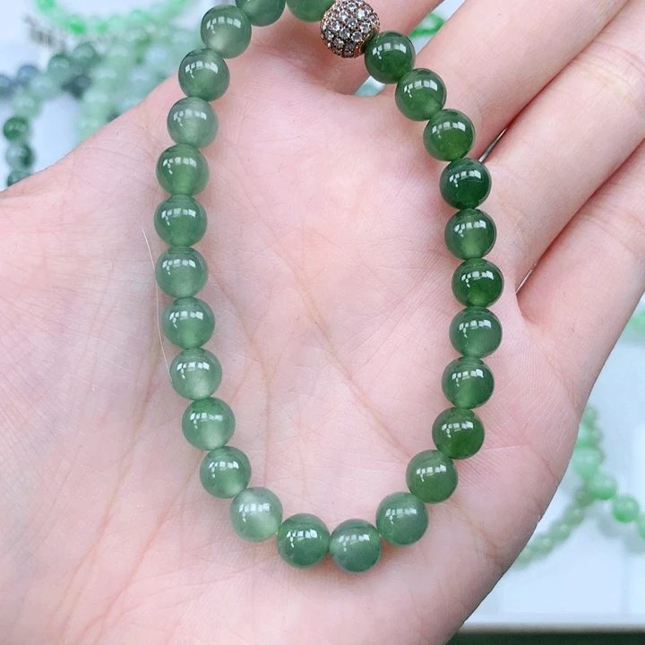 未镶嵌手链翡翠翡翠