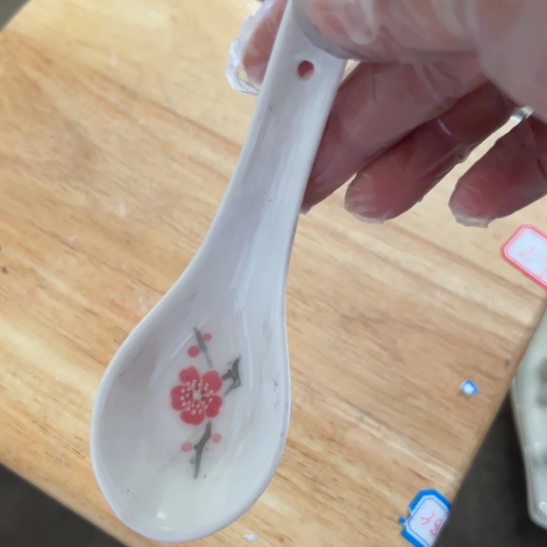 z***9醴陵高温瓷汤勺 八个