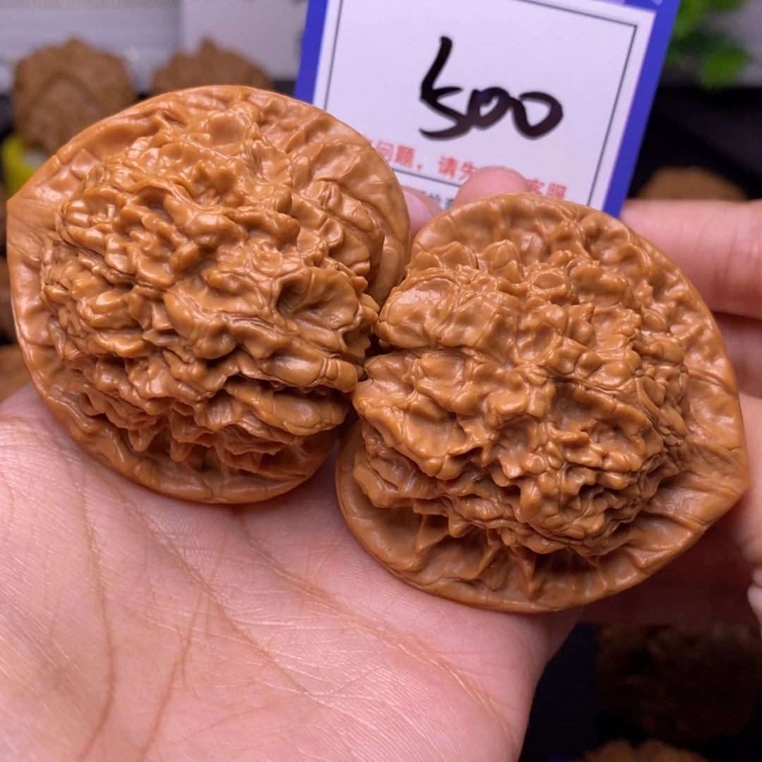 把件文玩核桃52官帽500