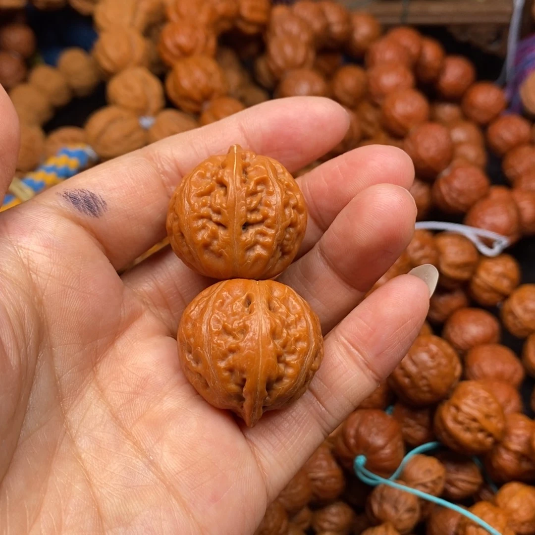 桃核手串八棱手捻