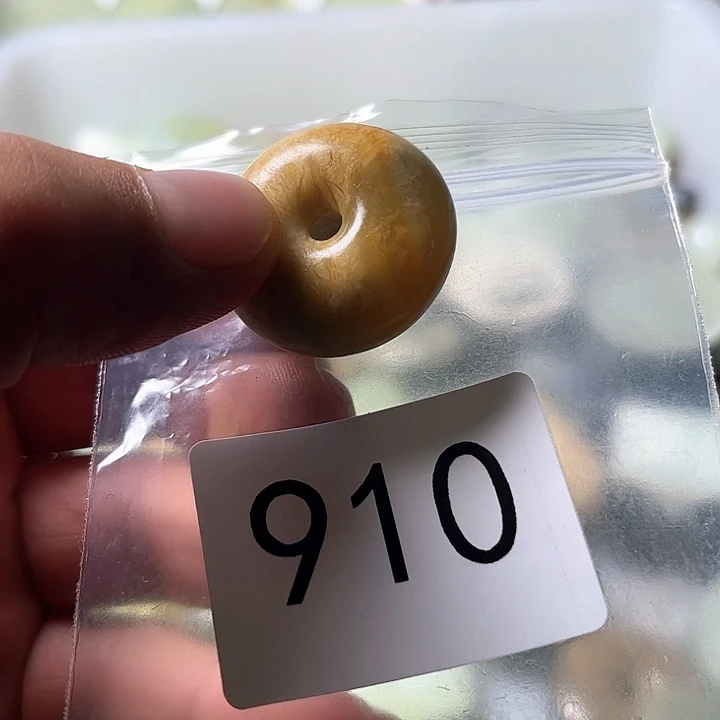 蛇纹石玉合金颈饰