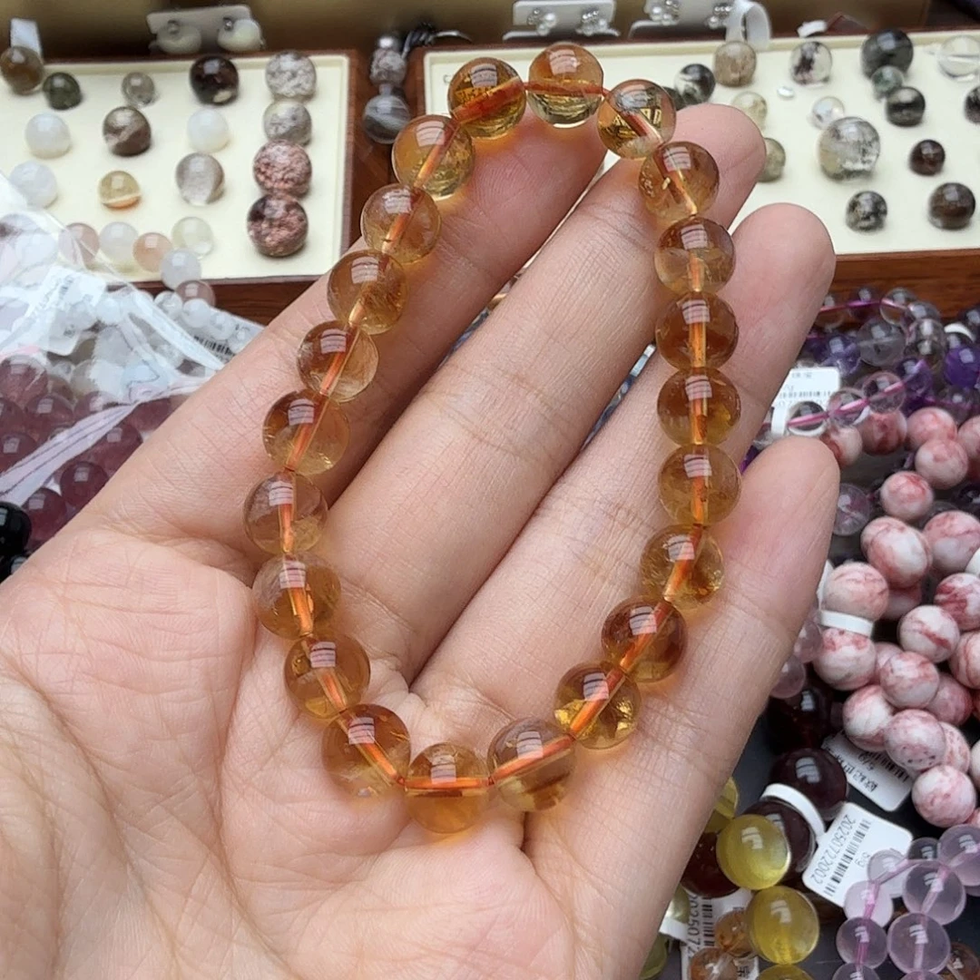 珠宝半成品未镶嵌水晶黄塔晶