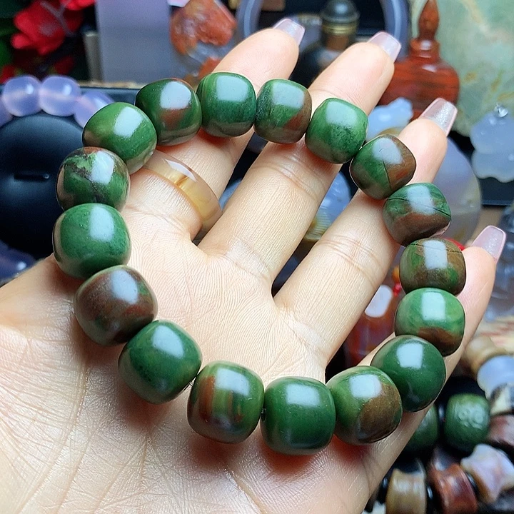 硅化玉未镶嵌手串