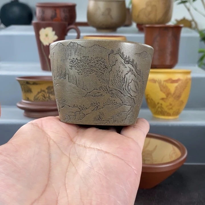 K***宜兴紫砂手工主人杯