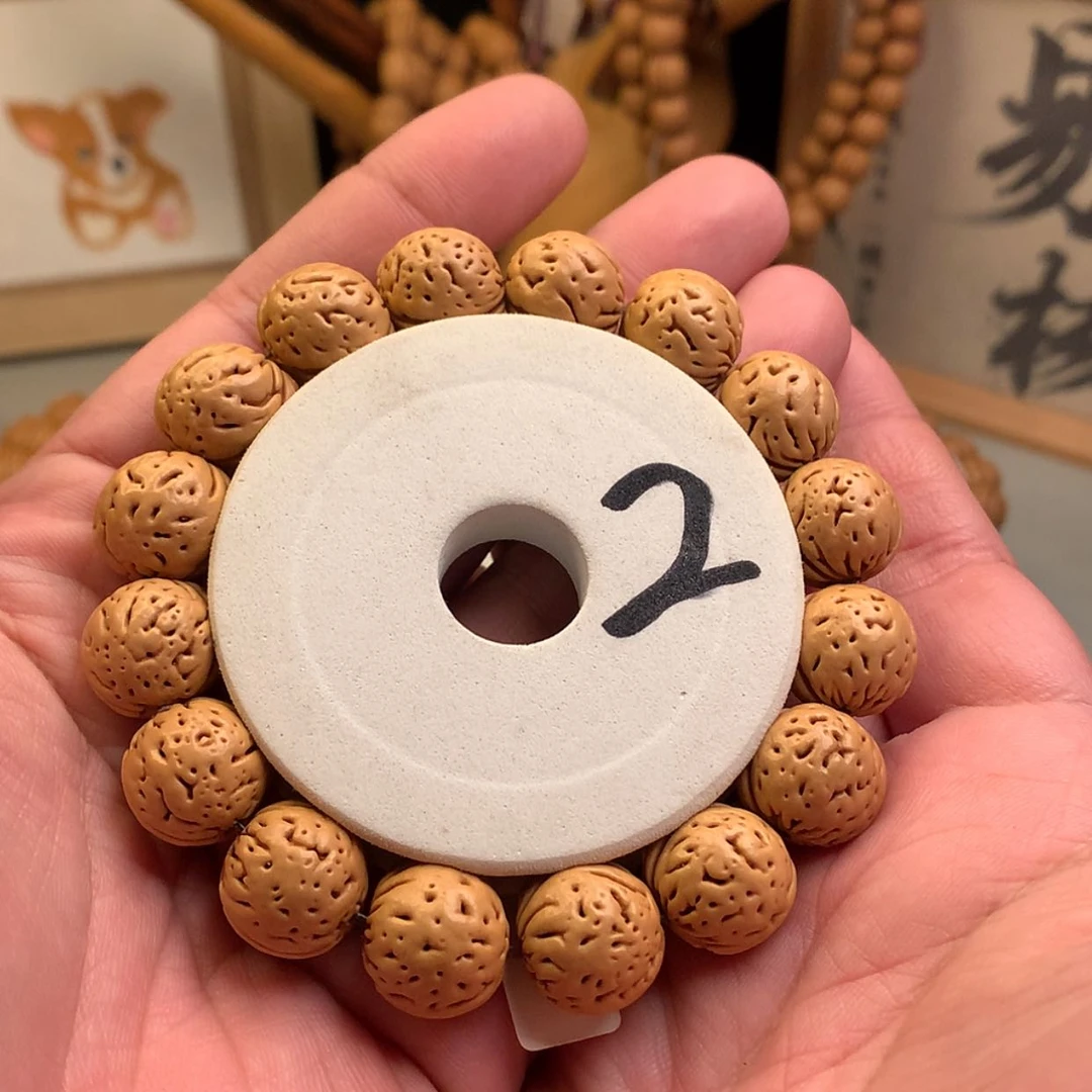 【闪购商品】桃核手串【大黄蜂】1.6桃核手串