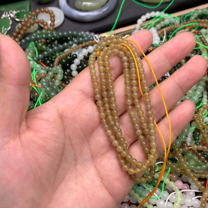 和田玉未镶嵌手链88