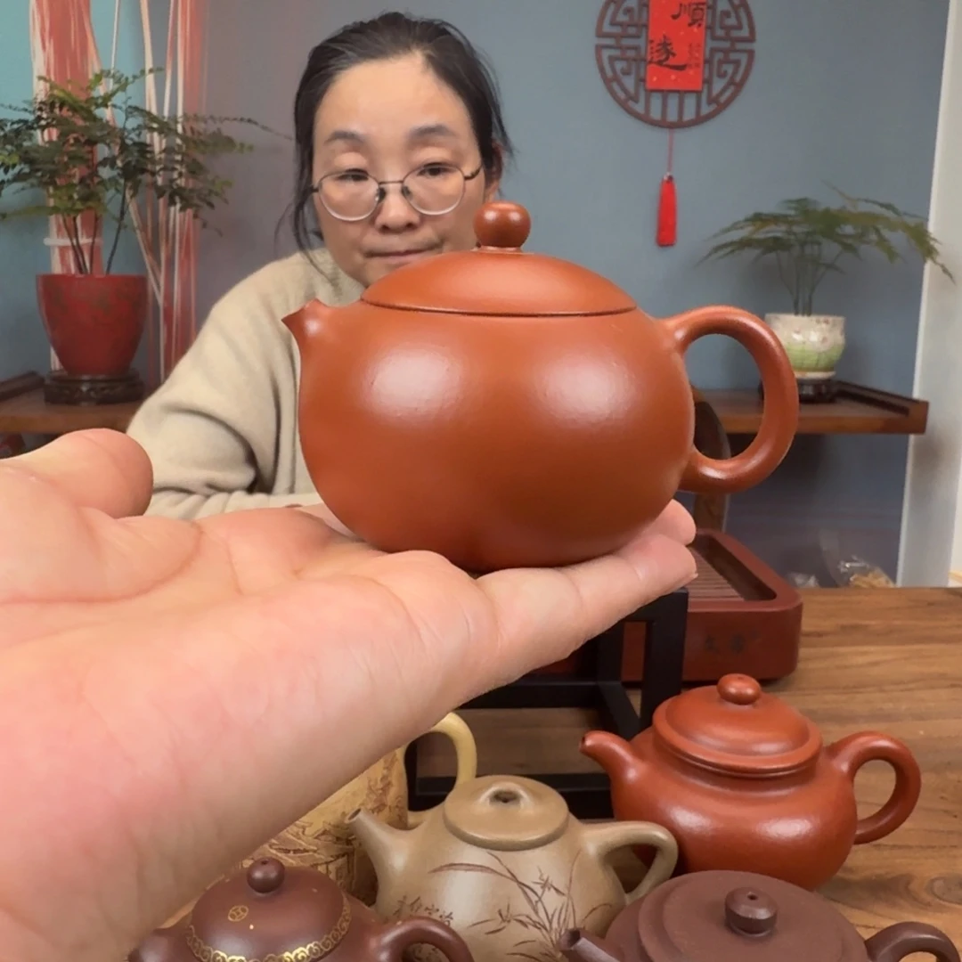 茶壶朱泥原矿熟砂朱泥西施壶