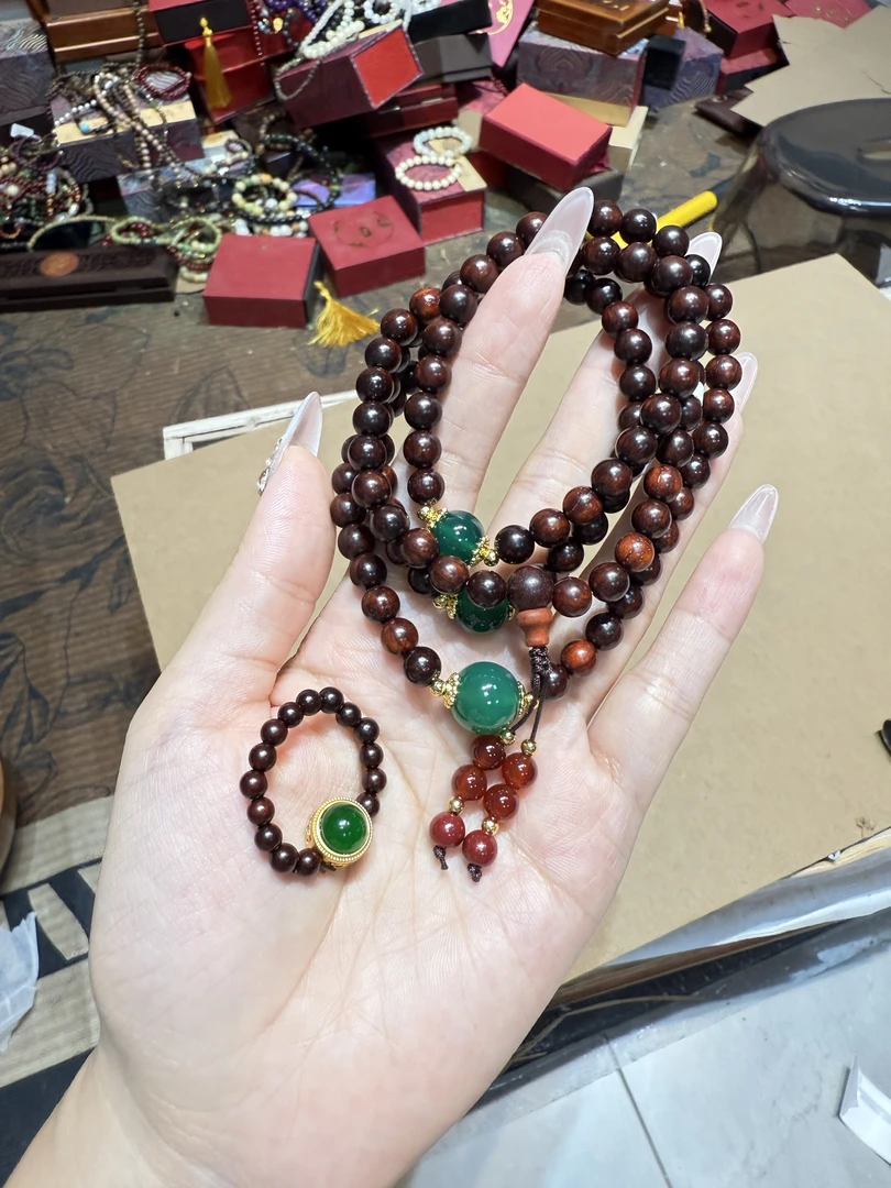 小叶紫檀套组手串礼盒