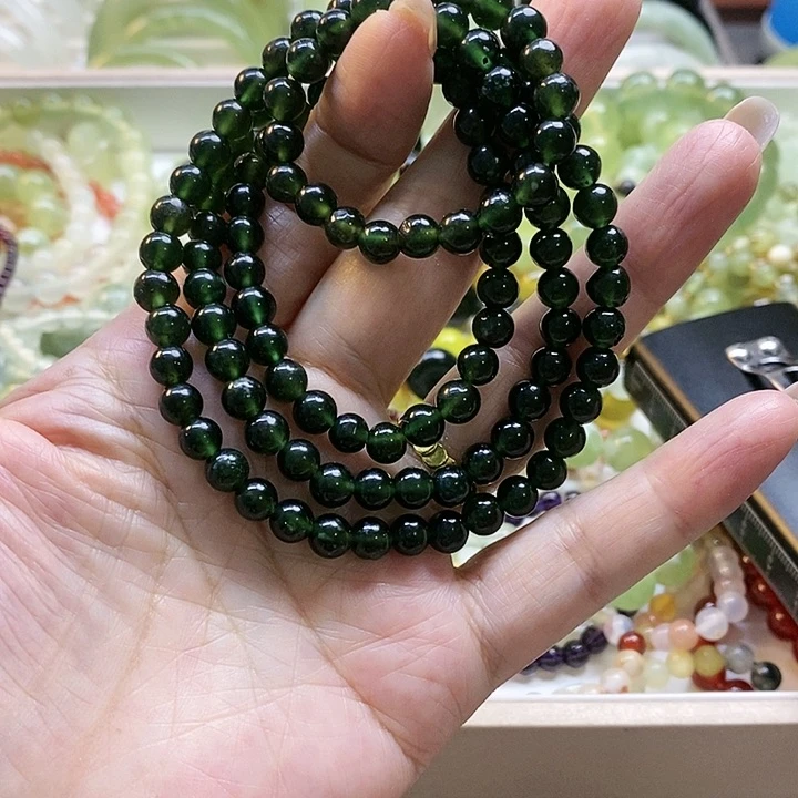 蛇纹石玉未镶嵌手镯A*