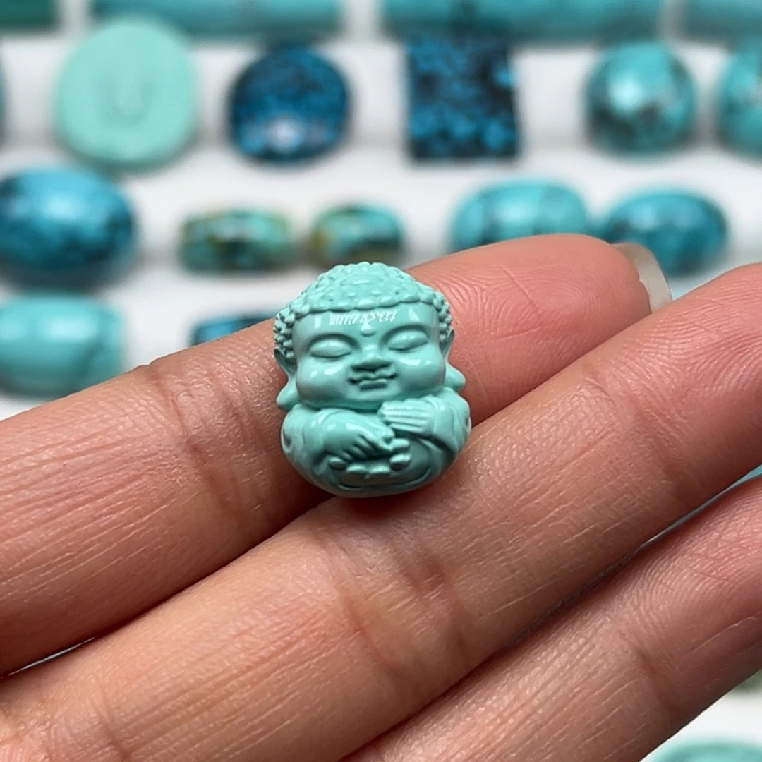 绿松石珠宝奇石未镶嵌