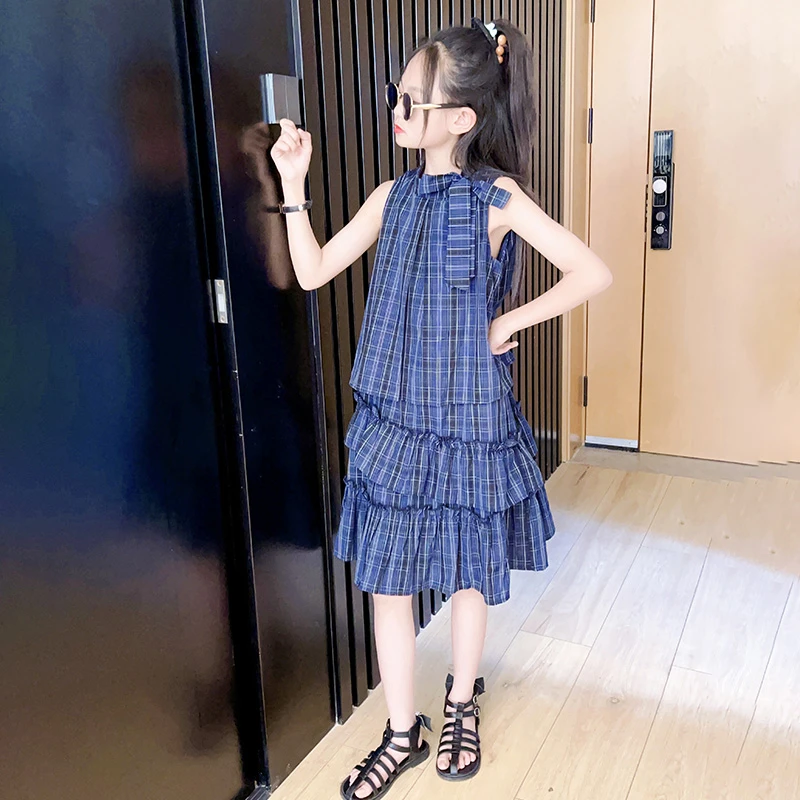 女童独特超好看裙子夏装2025新款女大童高端连衣裙儿童夏季蛋糕裙