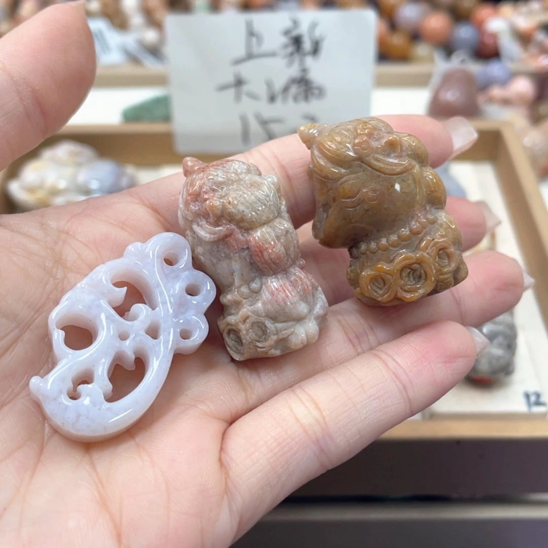 未镶嵌手链硅化珊瑚（珊瑚玉）小*娄181