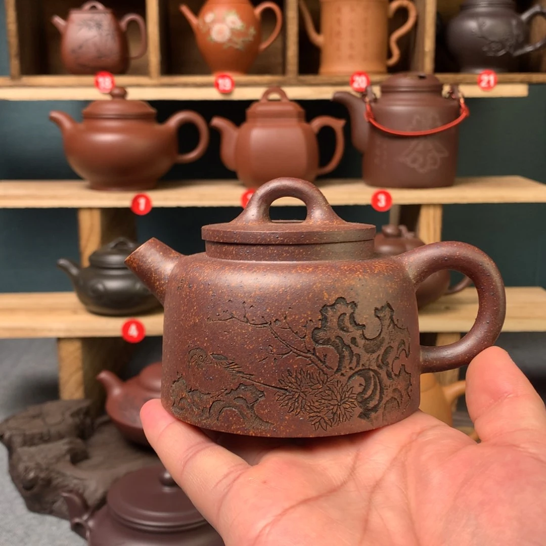 紫砂茶壶宜兴紫砂壶原矿
