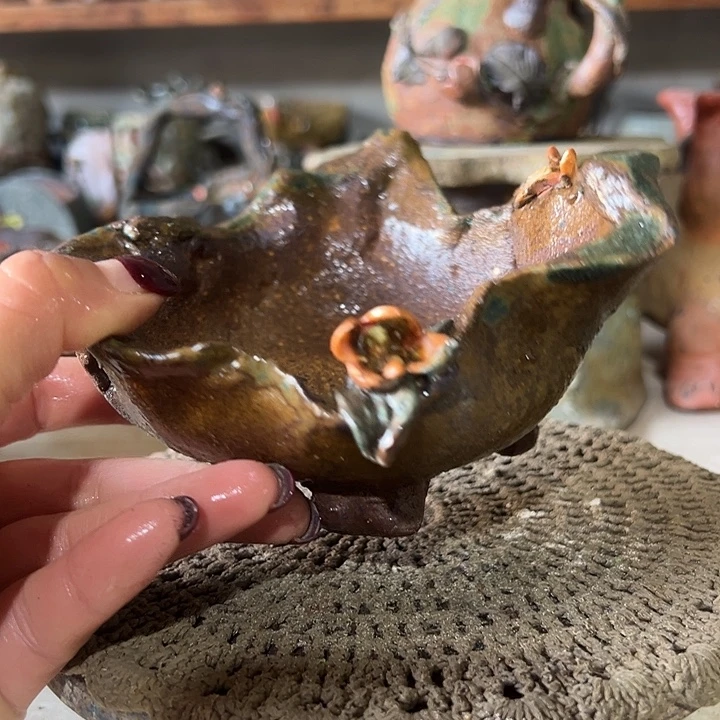 满58包邮高温粗陶