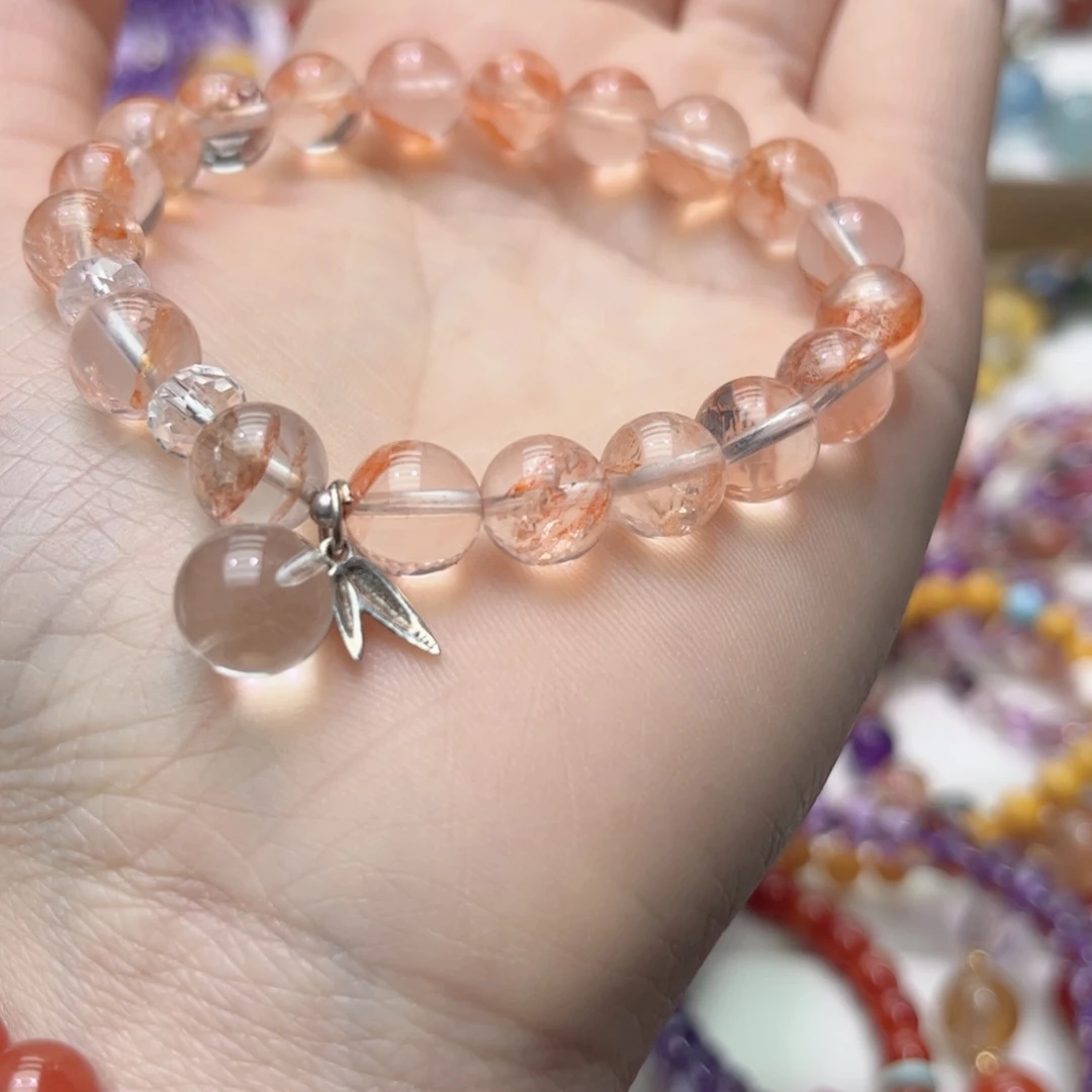 未镶嵌手链水晶胶花手串