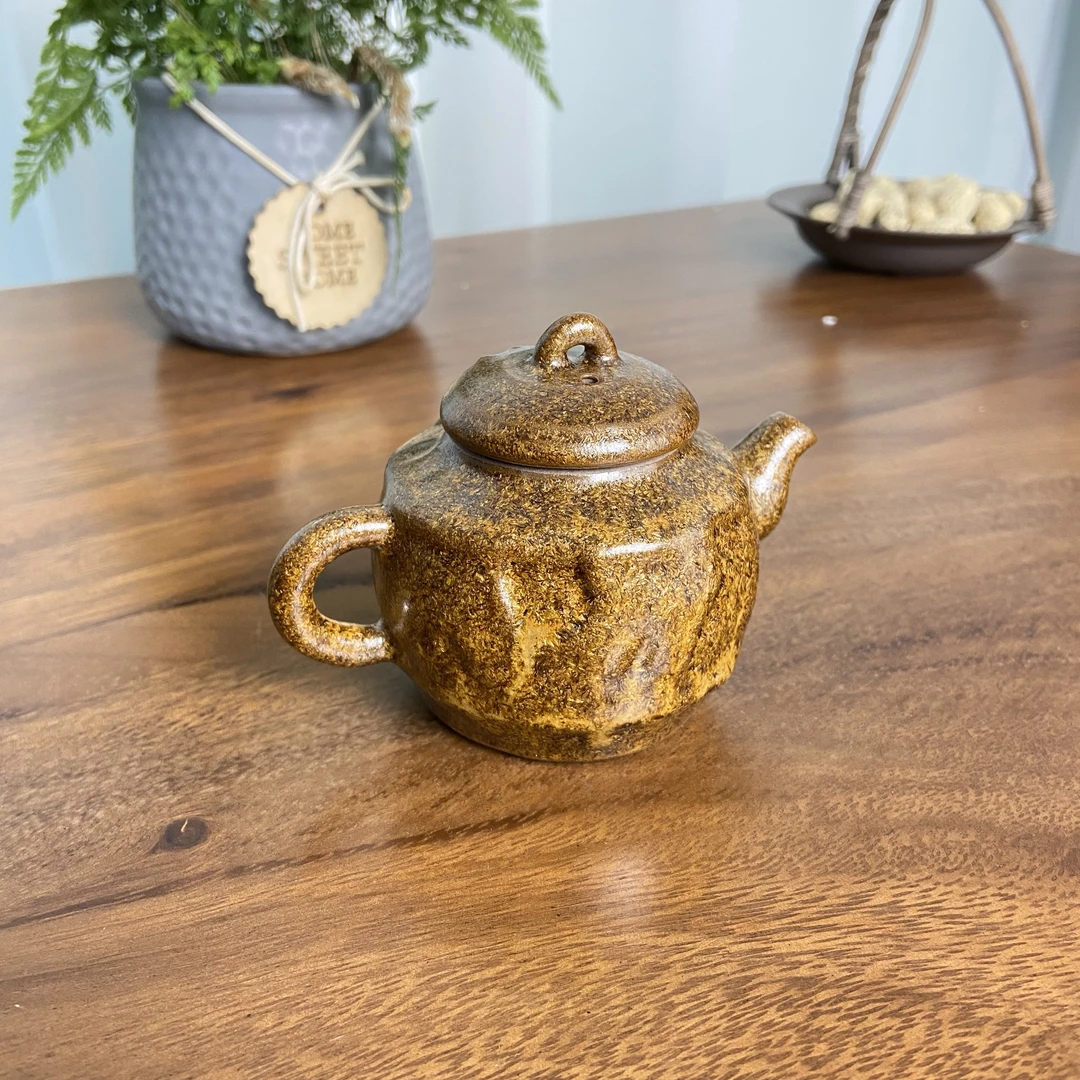 【沙金釉】路远壶.3719.茶壶陶瓷功夫茶具中式复古家用泡茶器
