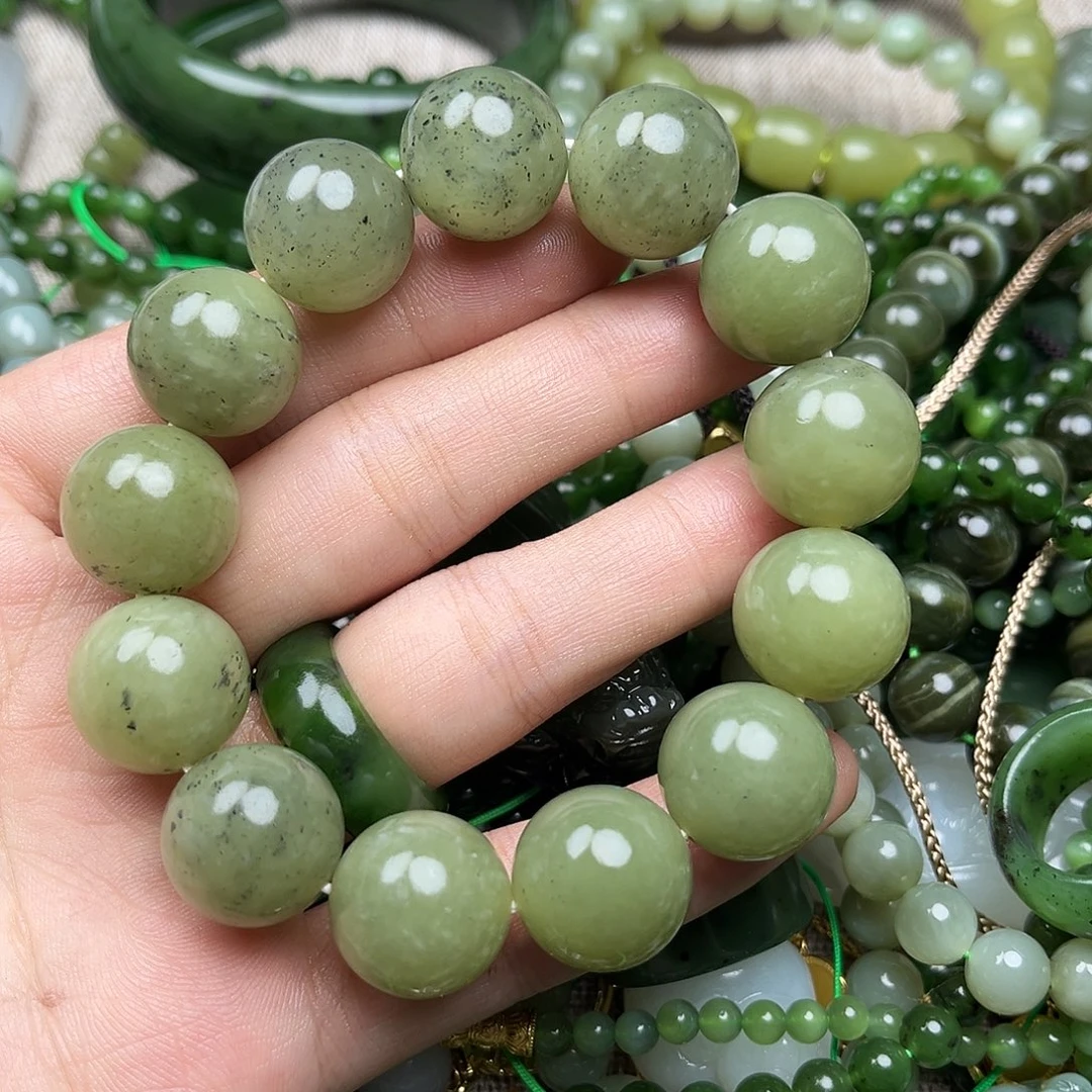 和田玉（黄玉）未镶嵌手串