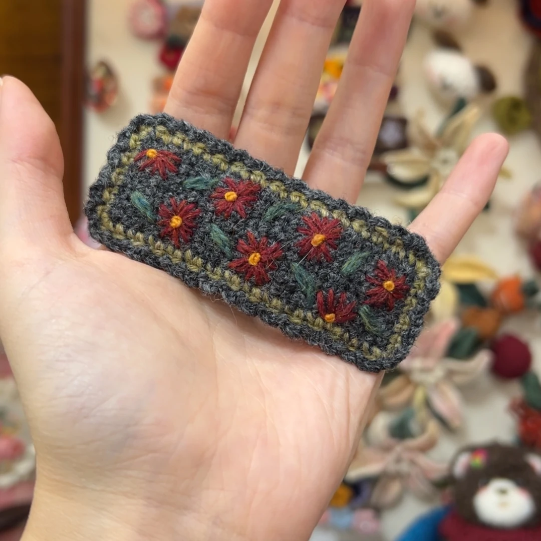 毛绒钩织刺绣手工包包玩偶居家用品