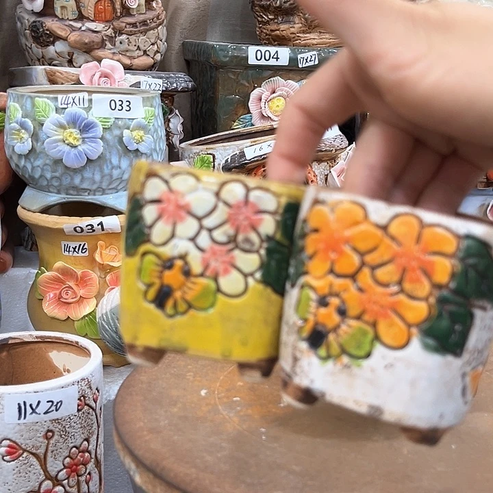 红陶粗陶多肉花盆