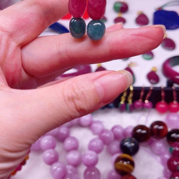 项链银S925镶嵌黄色碧玺