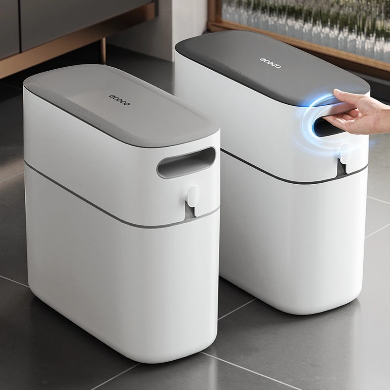垃圾桶家用卫生间厕所新款厨房大容量带盖夹缝客厅轻奢