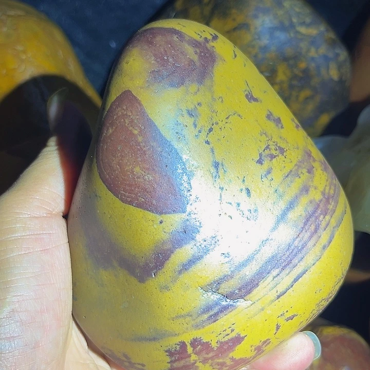 冷***）老挝石黄蜡石传说