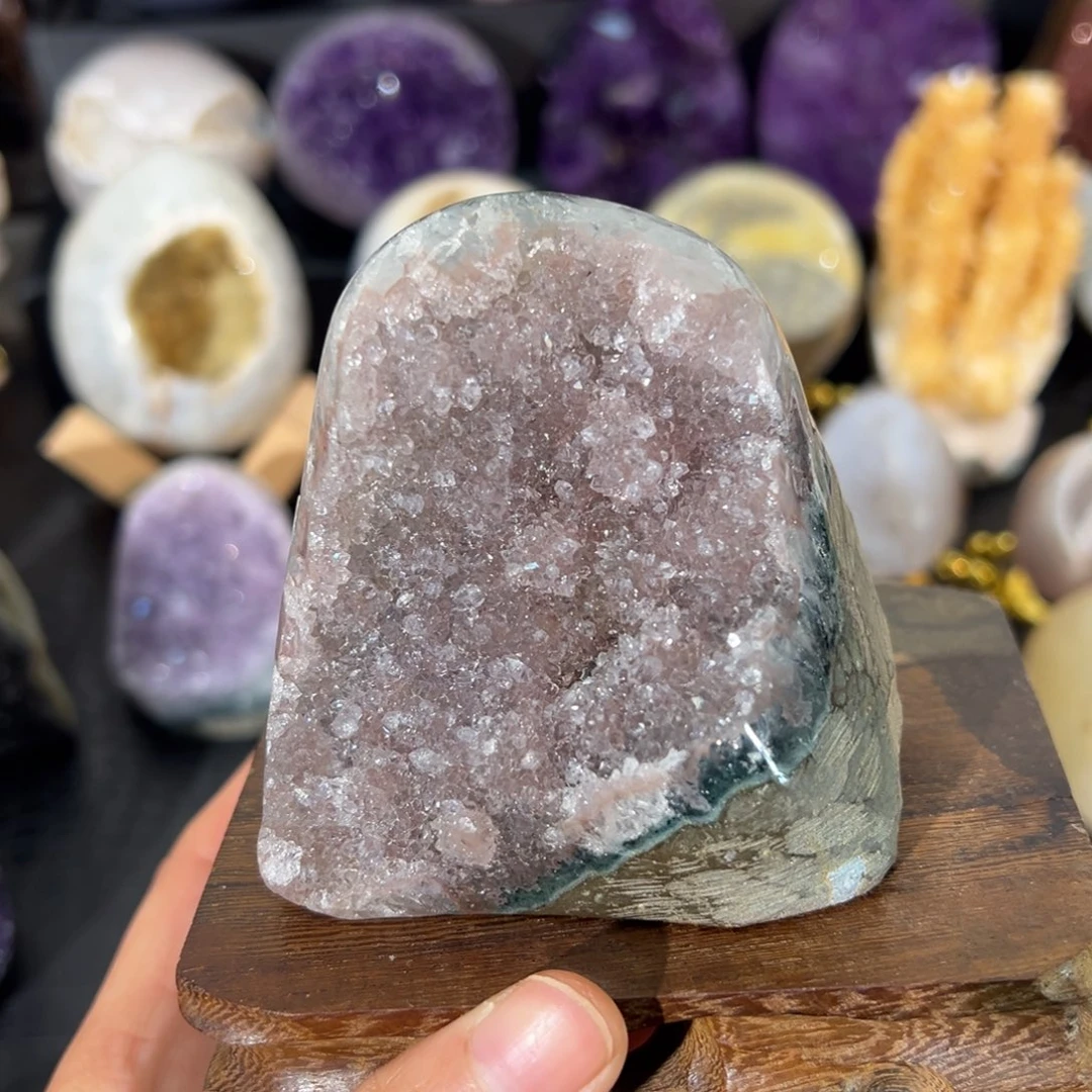 紫晶珠宝半成品未镶嵌51砂糖