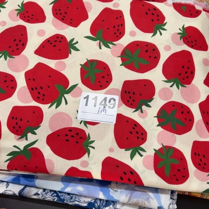 棉福袋一米价纯棉平布1.1宽果子布艺块