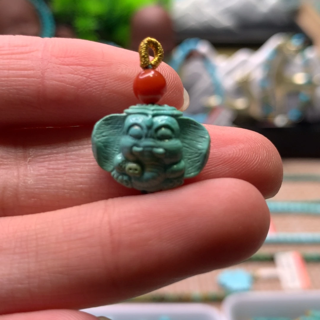 绿松石未镶嵌配饰