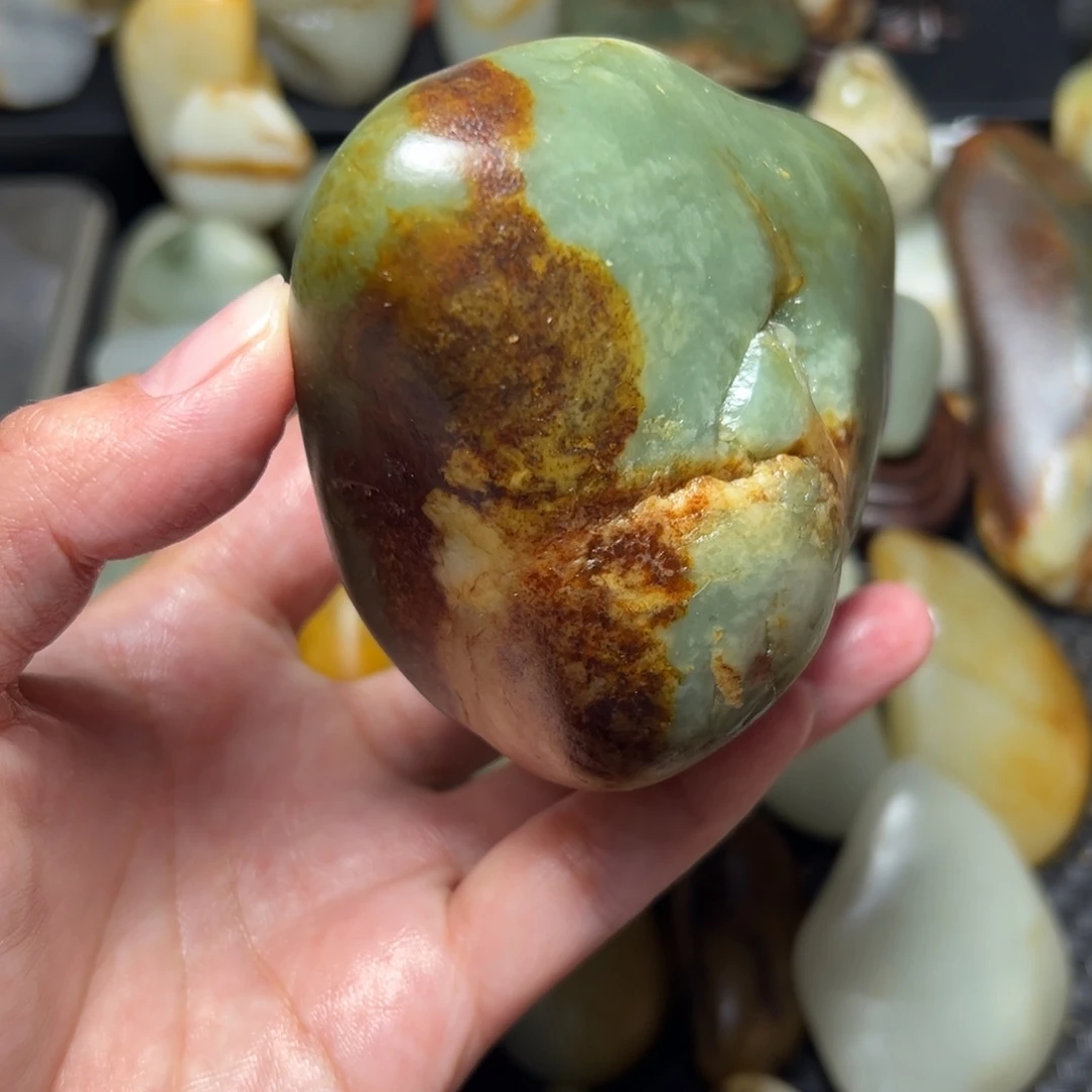 和田玉（青玉）未镶嵌B6阿**浪