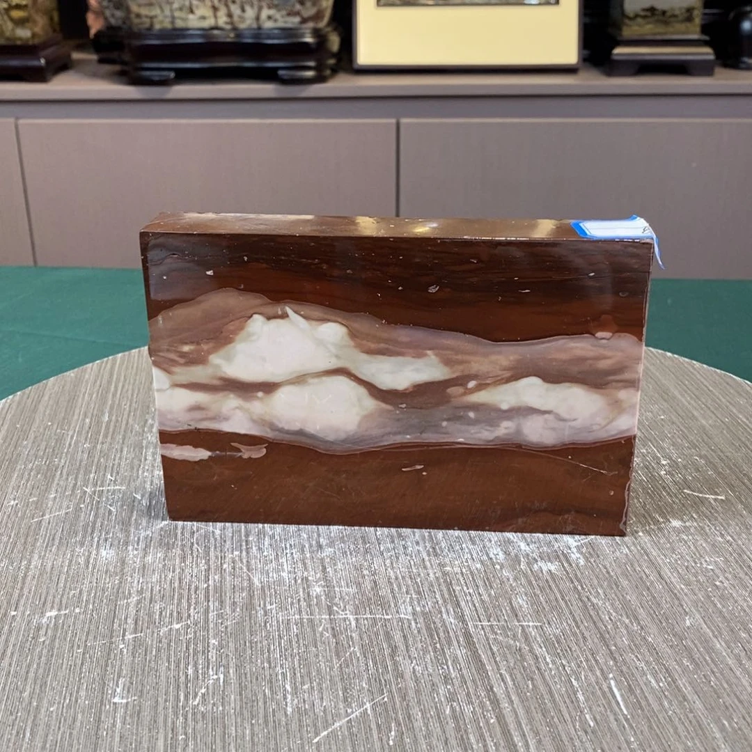 石材广西国画石草花石