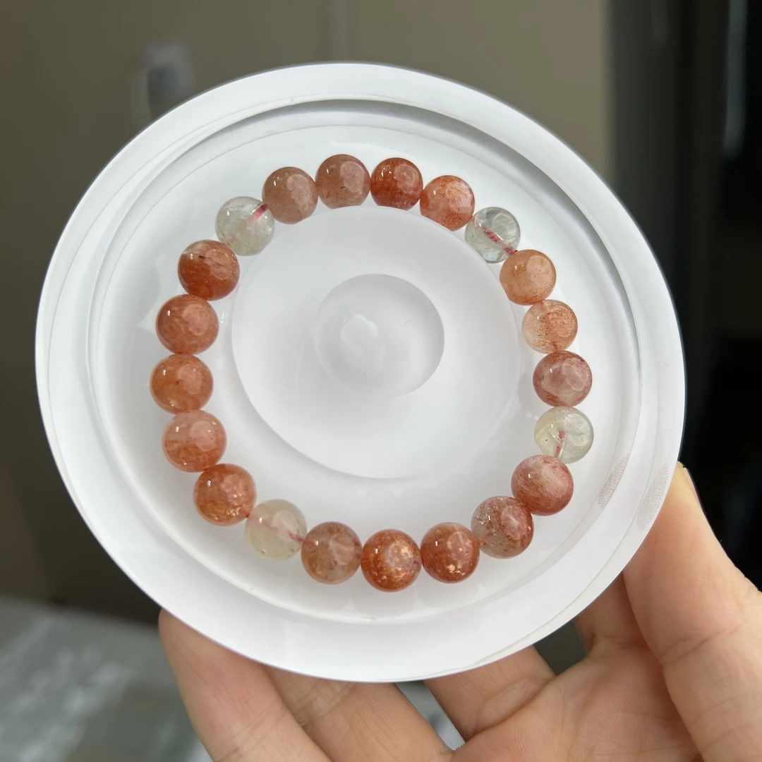 金点阿鲁沙水晶高品质高气质百搭水晶