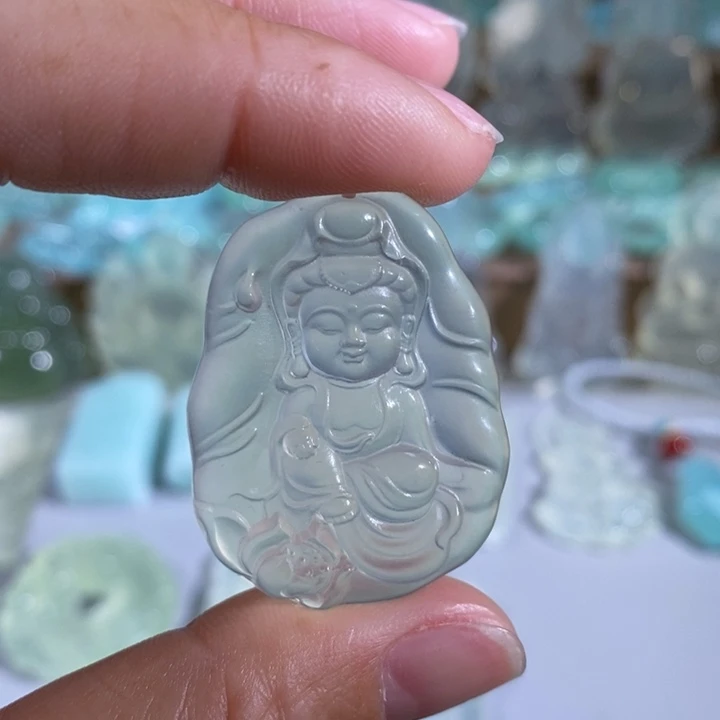 岫玉吊坠未镶嵌吊坠