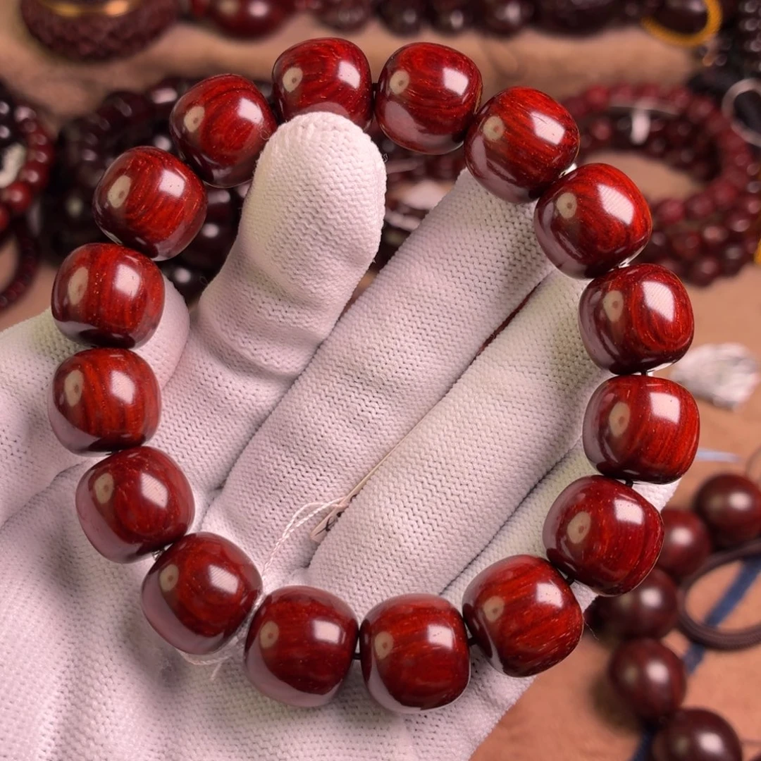 怀***超小叶紫檀手串/手链无胶无蜡1314顶泥