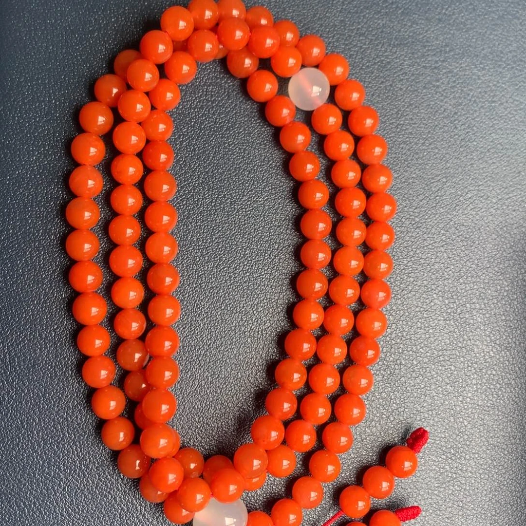 南红玛瑙未镶嵌保山天然原矿南红7mm+多圈