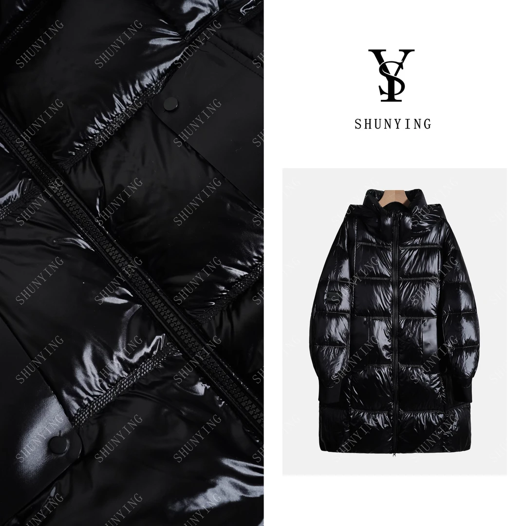 【仟娜】加绒保暖!巨好穿~时尚洋气宽松简约保暖羽绒服SY66YRF077