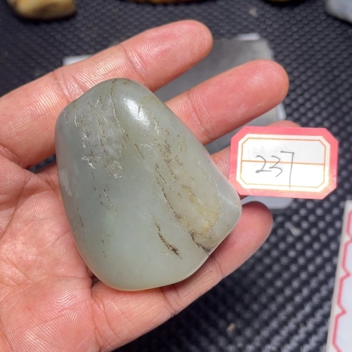 和田玉未镶嵌挂件237