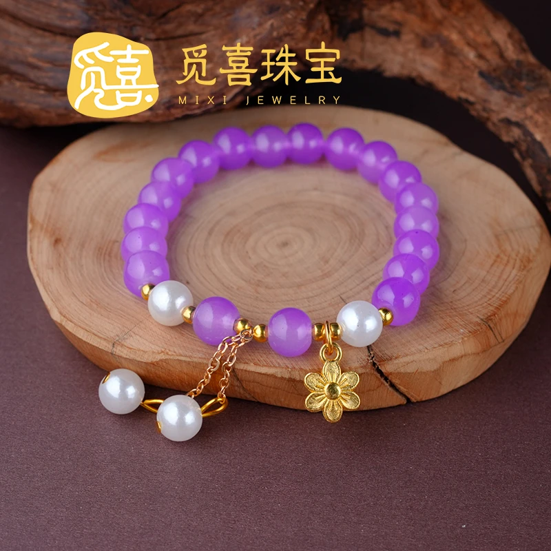 手链设计紫气东来优雅风单圈手串-MX116