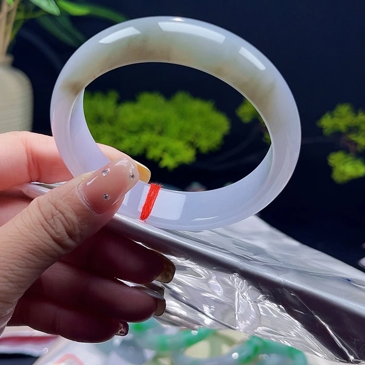 翡翠未镶嵌手镯58.8