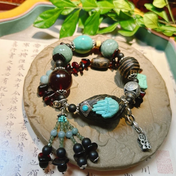 925银珐琅银制品 双十一必入单品锦象原创设计个性特色手链