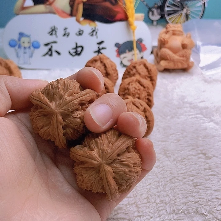 把件文玩核桃瘾*三棱