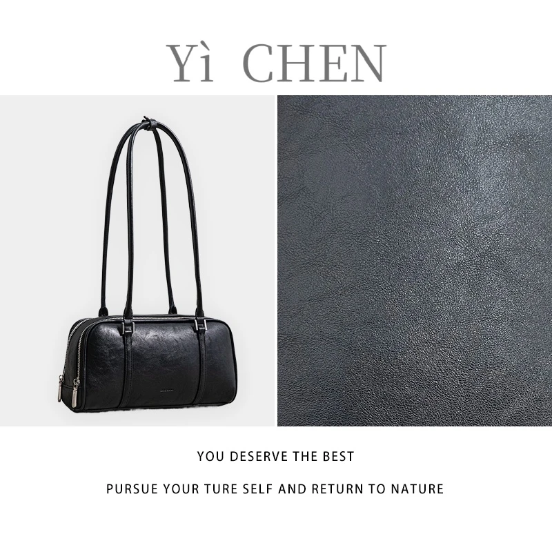 【Yì CHEN】SK-62883-黑色 轻奢时尚女士新款手提单肩斜挎包