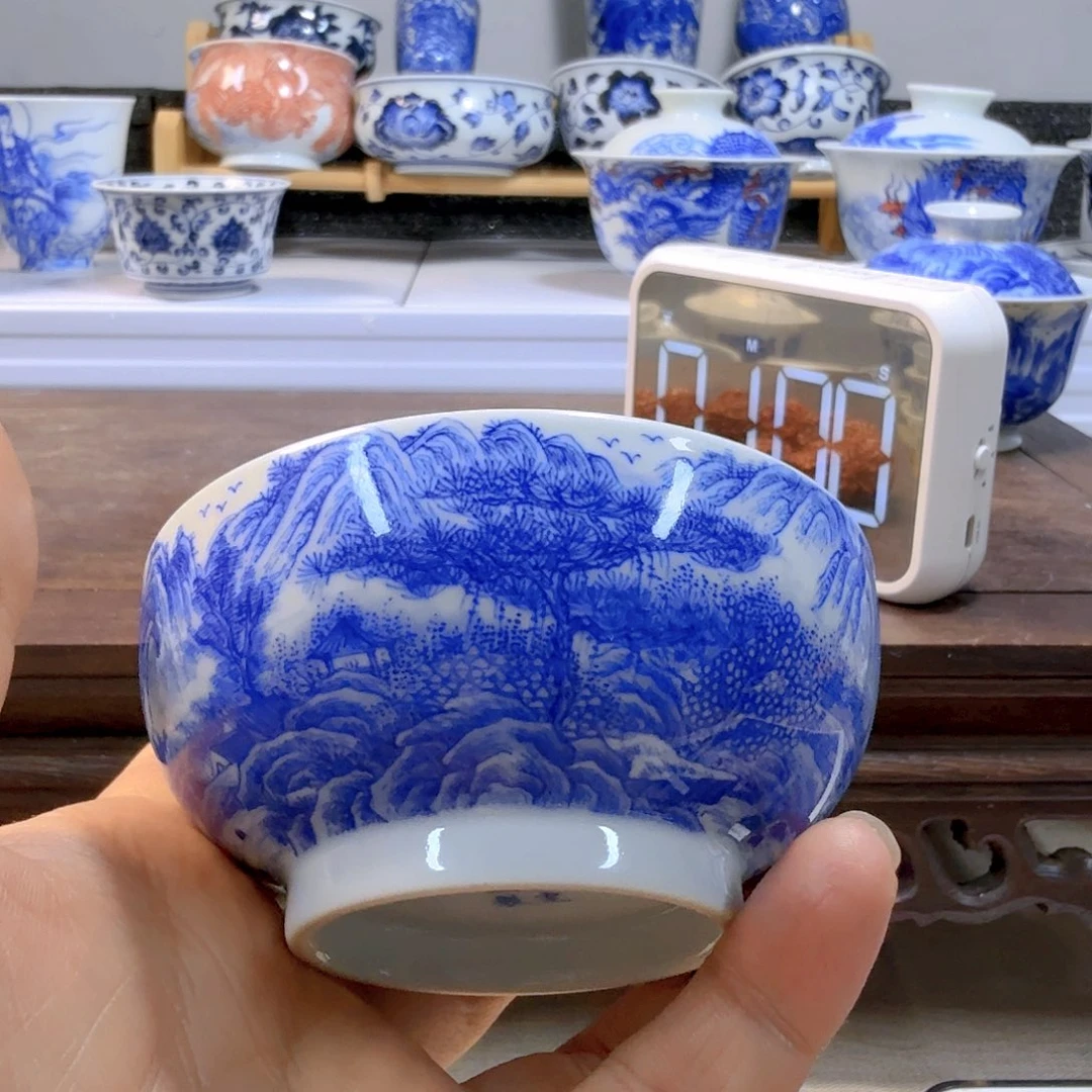 泥塑L***、主人杯手工手绘