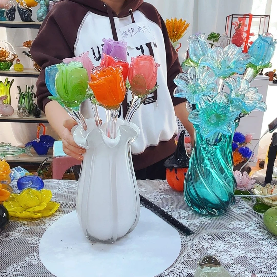 福利不退不换琉璃花瓶花器艺术品