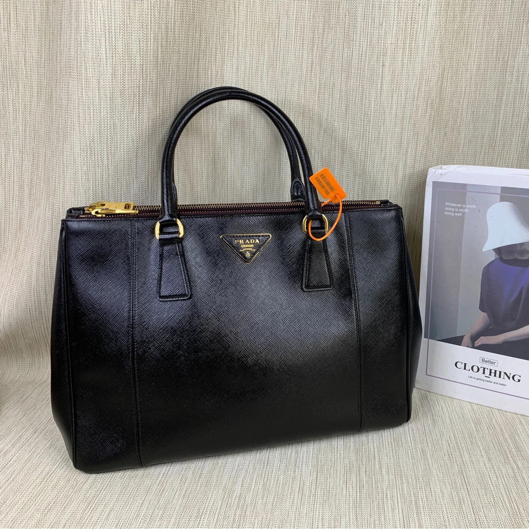 95新 Prada/普拉达 黑金杀手包/F5YW05827527/7527/护